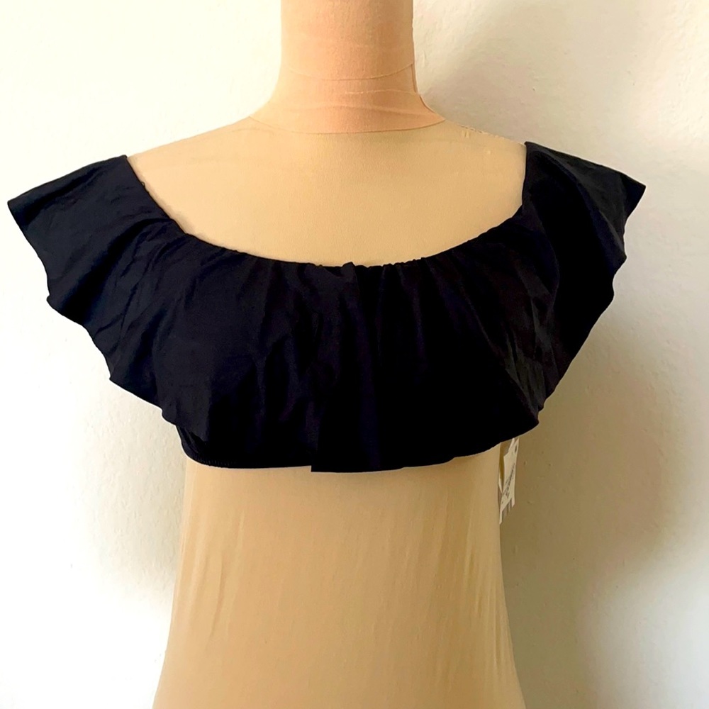 Trina Turk black bikini top